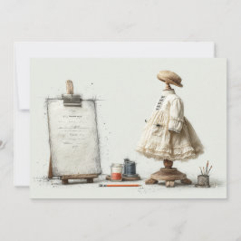 Parisian Ruffle Dress Writer's Studio 1. Geburtsta Einladung