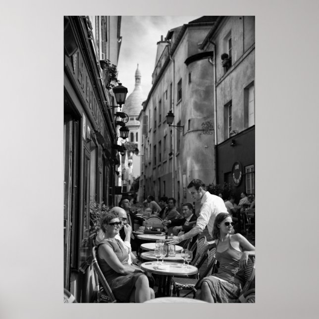 Parisian Street Scene - Poster (Vorne)