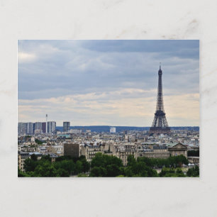 Parisian View Postcard Postkarte