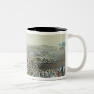 Parisians am Champion de Mars Zweifarbige Tasse