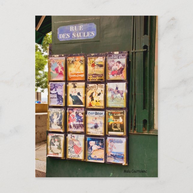 Parisienne Postcard Postkarte (Vorderseite)