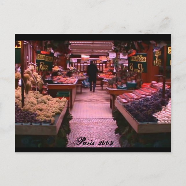 Parismarkt Postkarte (Vorderseite)