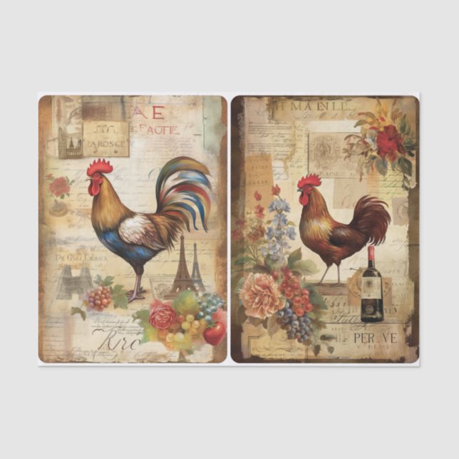 Parisreise Seidenpapier (Vorderseite)