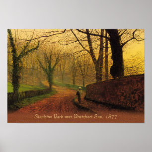 Park 1877 CC0046 Atkinson Grimshaw Stapleton Poster