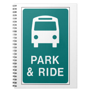 Park-and-Ride-Zeichen Notizblock