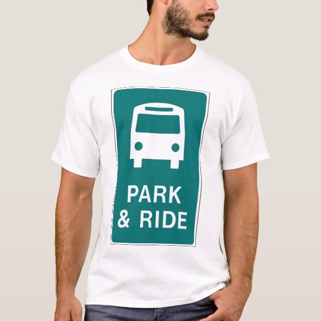 Park-and-Riesenschild T-Shirt (Vorderseite)