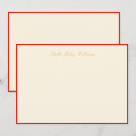 Park Avenue Flat Note Card 5"x7" Mitteilungskarte