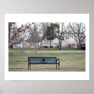 Park Bench Foto Poster