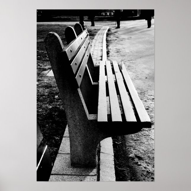 Park Bench Poster (Vorne)
