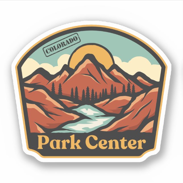 Park Centre, Colorado Sticker (Vorderseite)