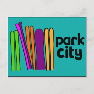 Park City Retro Postkarte
