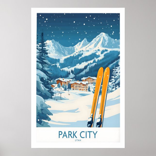 Park City Ski Poster 1 (Vorne)