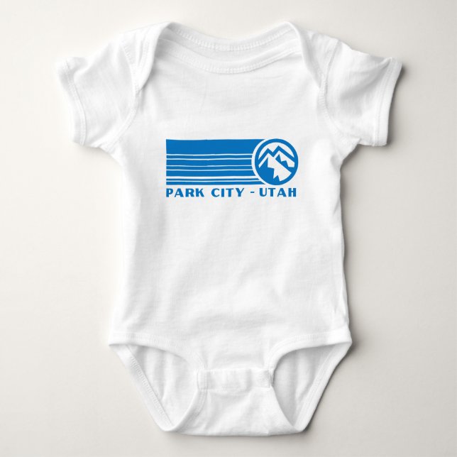 Park City Utah Baby Strampler (Vorderseite)