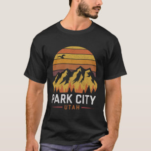 Park City Utah Berge Ski Wandern Camping Reise S T-Shirt