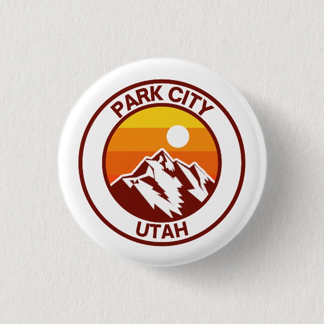PARK CITY UTAH BUTTON (Vorderseite)