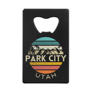 Park City Utah Geldbeutel Flaschenöffner