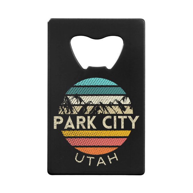 Park City Utah Geldbeutel Flaschenöffner (Vorderseite)