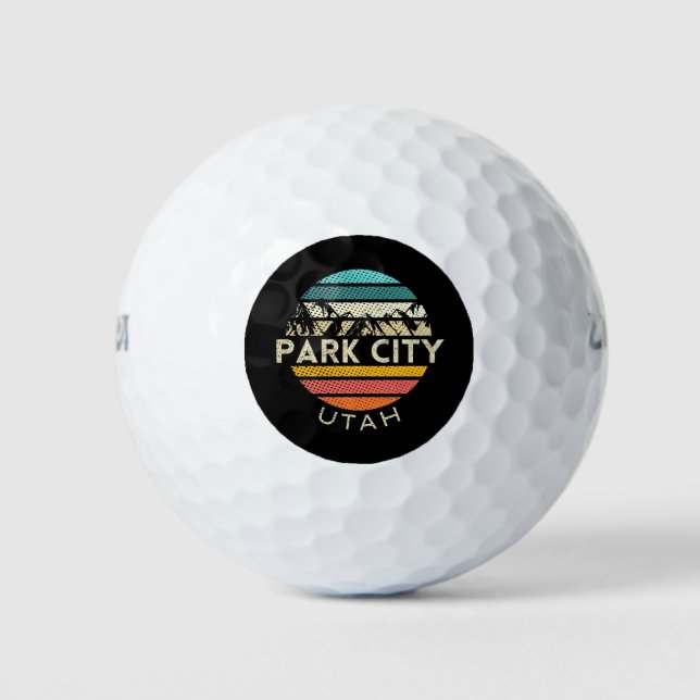 Park City Utah Golfball (Vorderseite)
