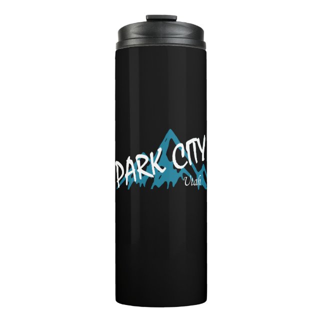 Park City Utah Mountains Thermosbecher (Vorderseite)