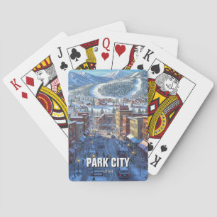 Park City Utah Reise Spielkarten