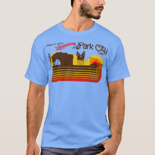 Park City Utah Retro Horror T-Shirt