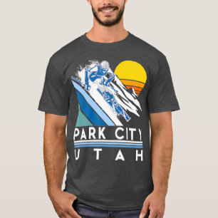Park City Utah Retro Ski T-Shirt