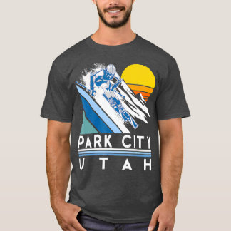 Park City Utah Retro Ski T-Shirt