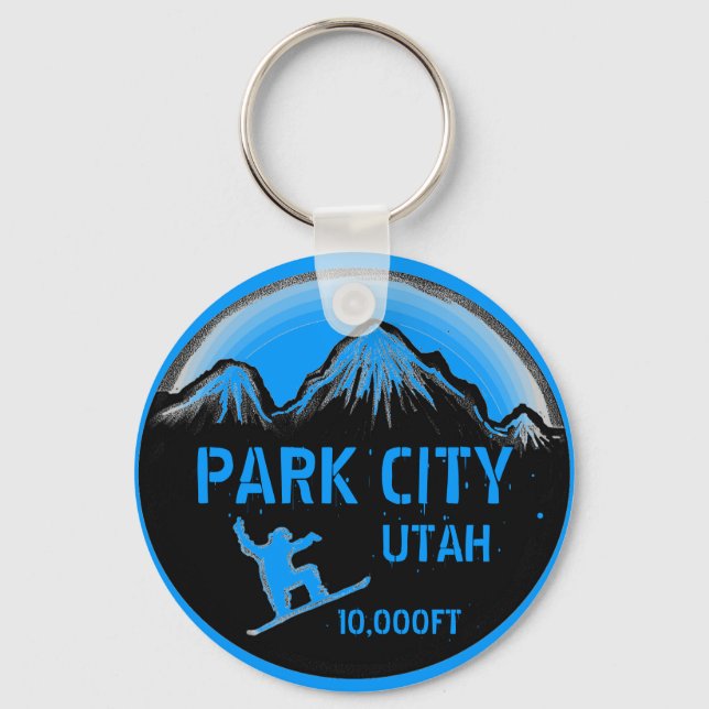 Park City Utah Schlüsselanhänger (Vorderseite)