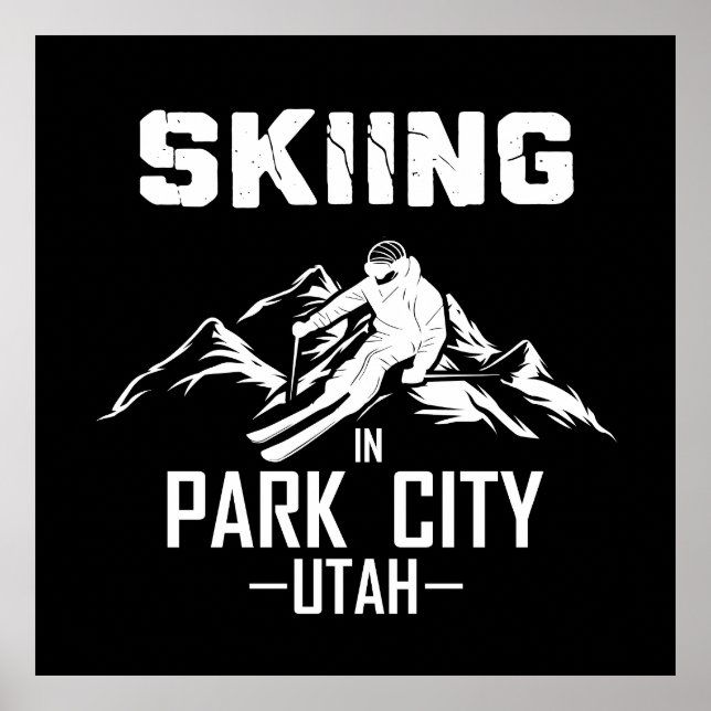 Park City Utah Ski Poster (Vorne)