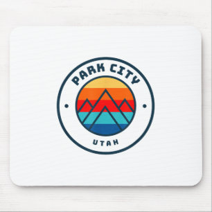 Park City Utah Skifahren Snowboarden Ski Familiena Mousepad