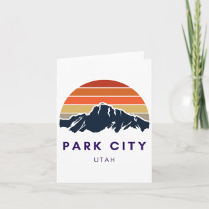 Park City Utah Skifahren Snowboarden Wanderer Utah Karte