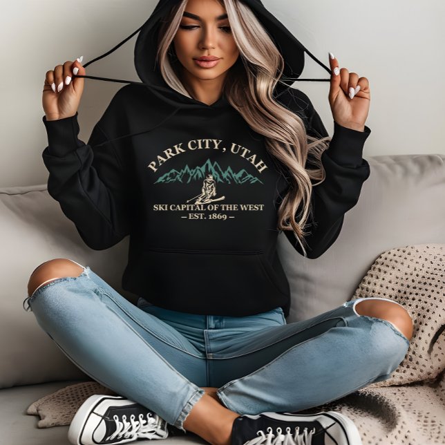 Park City Utah Skigebiete Hoodie (Von Creator hochgeladen)