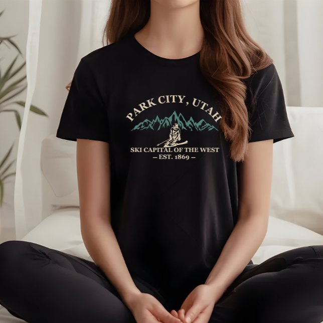 Park City Utah Skigebiete T-Shirt (Von Creator hochgeladen)