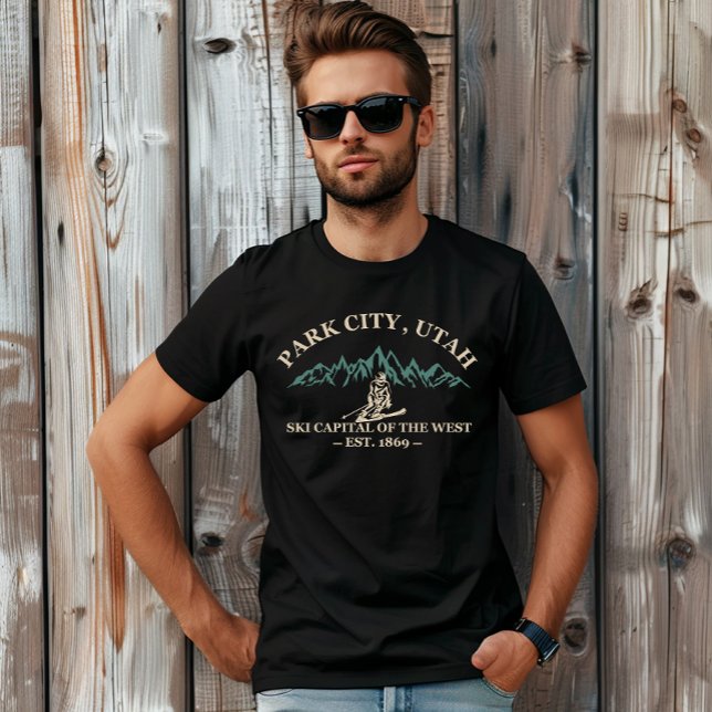 Park City Utah Skigebiete T-Shirt (Von Creator hochgeladen)