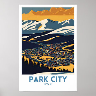 Park City Utah Vintag Poster
