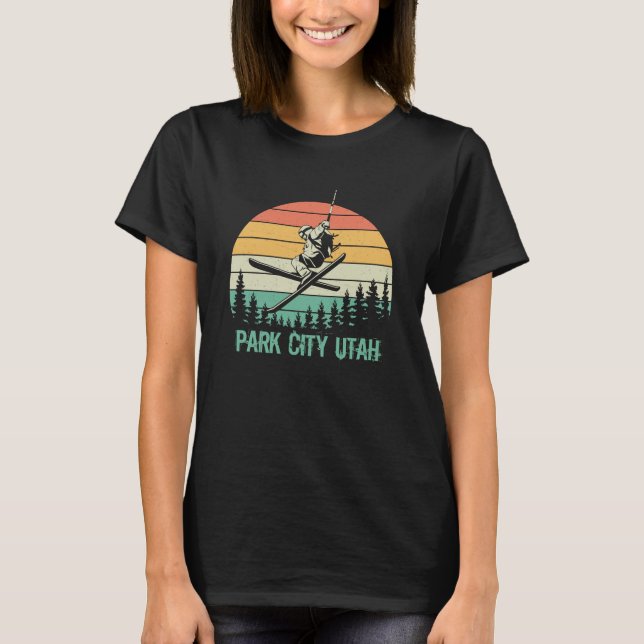 Park City Utah Vintag T-Shirt (Vorderseite)