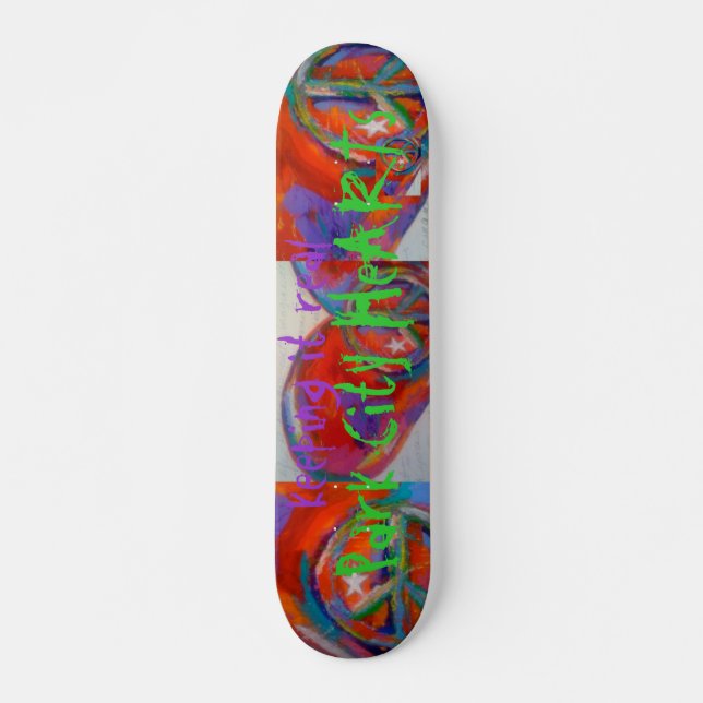 Park- Cityherzen Skateboard (Vorne)