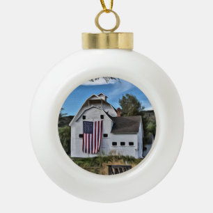 Park- Cityscheunen-Verzierung Keramik Kugel-Ornament