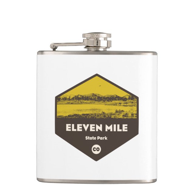 Park der Elven Mile, Colorado Flachmann (Vorderseite)
