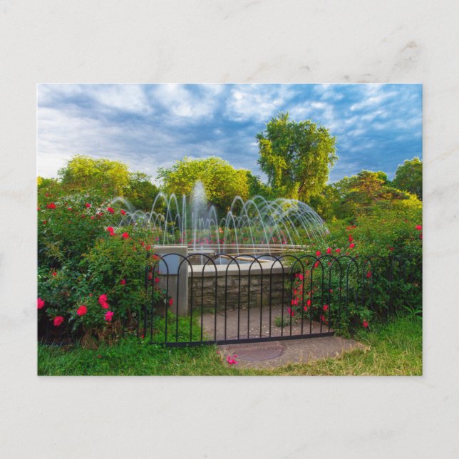 Park der Rose, Kolumbus, Ohio Postkarte (Vorderseite)