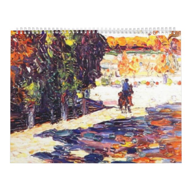 Park der St. Cloud mit dem Pferd Wassily Kandinsky Kalender (Titelbild)