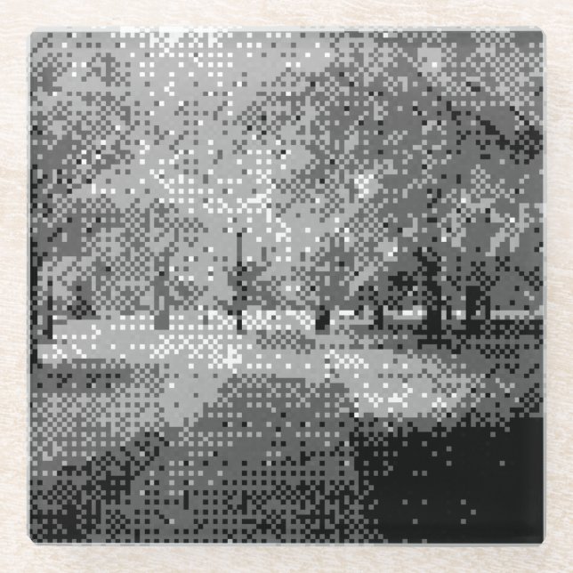 Park Glasuntersetzer (Vorderseite)