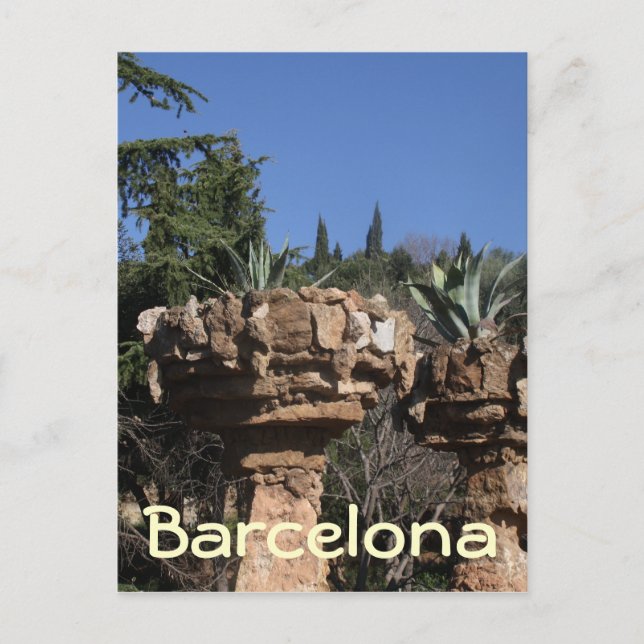 Park Güell, Barcelona Postkarte (Vorderseite)