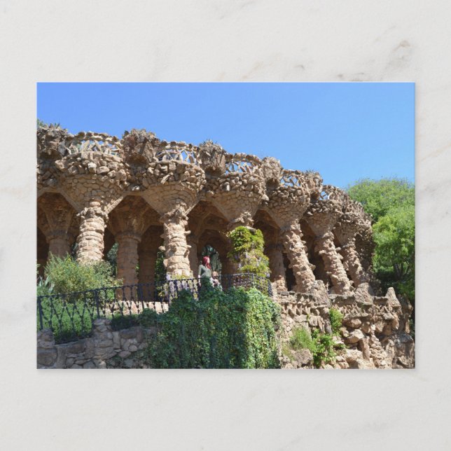 Park Güell, Barcelona Postkarte (Vorderseite)