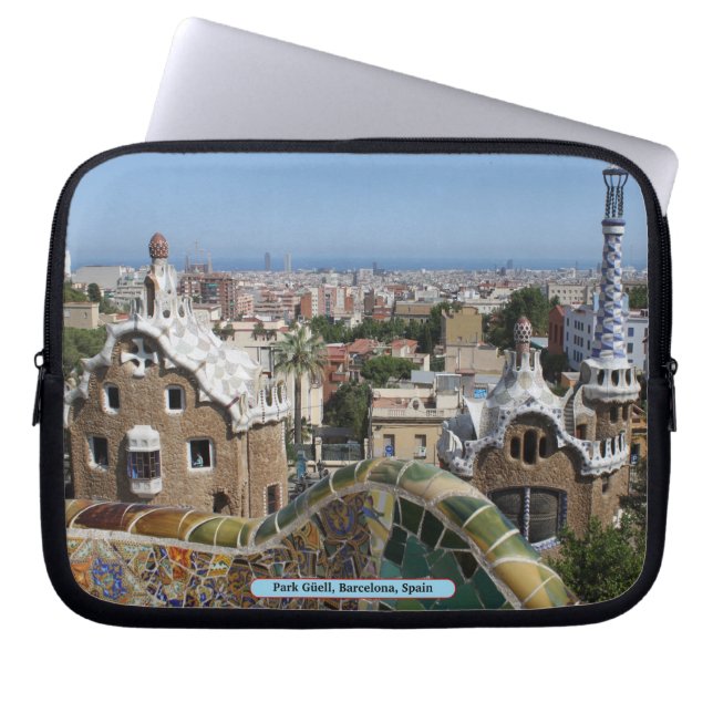 Park Güell, Barcelona, Spain Laptopschutzhülle (Vorderseite)