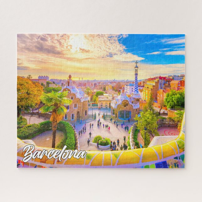 Park Guell, Barcelona, Spanien (Horizontal)