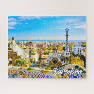 Park Guell, Barcelona, Spanien