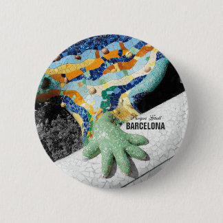 Park Guell Barcelonas Gaudi Button