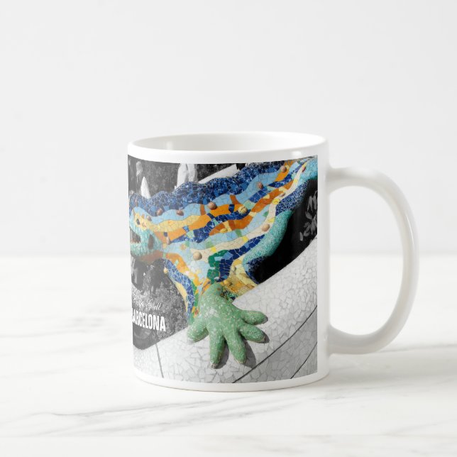 Park Guell Barcelonas Gaudi Kaffeetasse (Rechts)