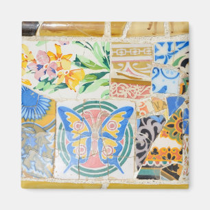 Park Guell mosaics Magnet